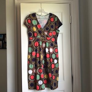 Boden polka-dotted wrap dress :)